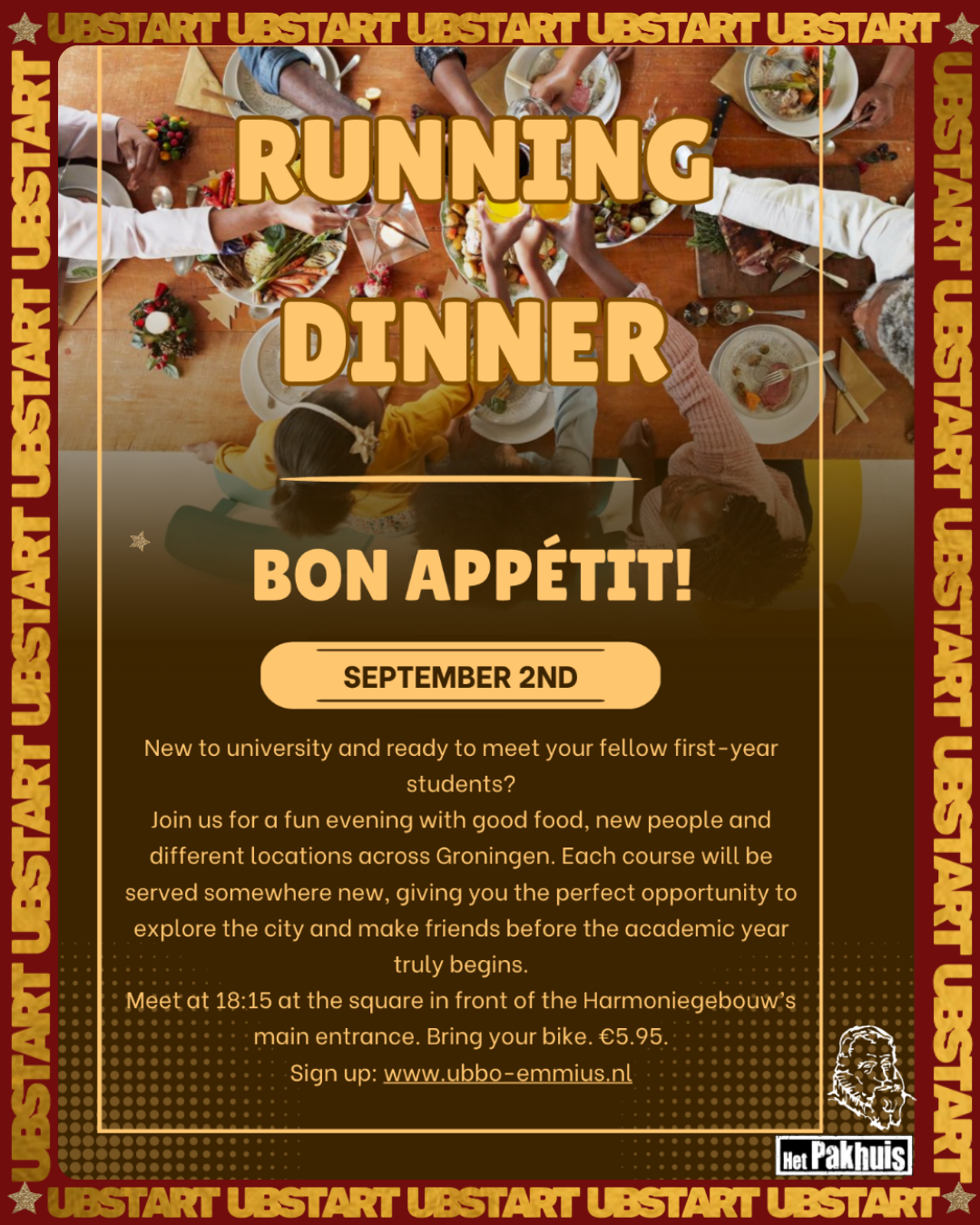 Ubstart: Running Dinner