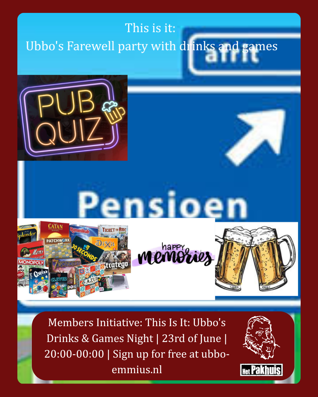 Members Initiative: This Is It: Ubbo's Drinks & Games Night