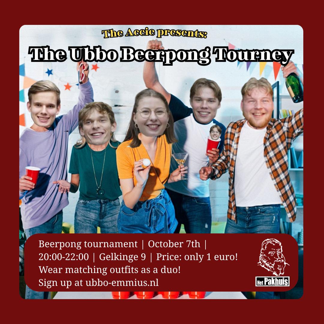 The Ubbo Beer Pong Tourney