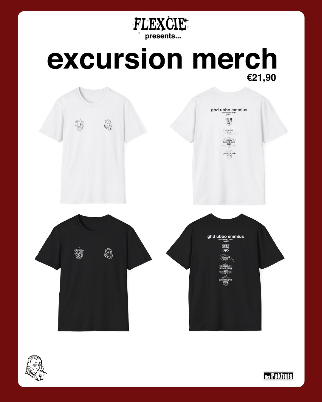 Big Trip Merchandise: Flexcie Tees!