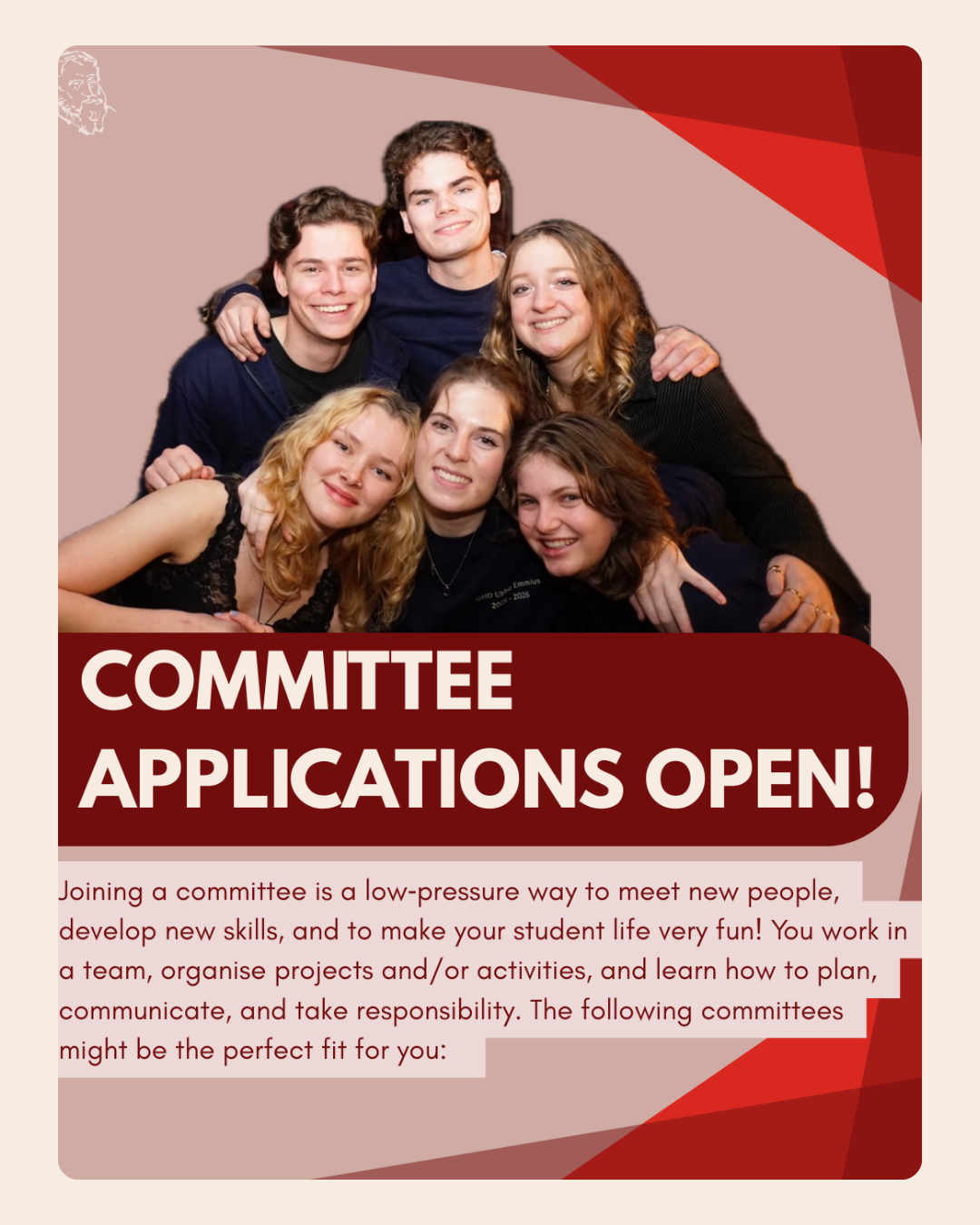 Committee Applications open!